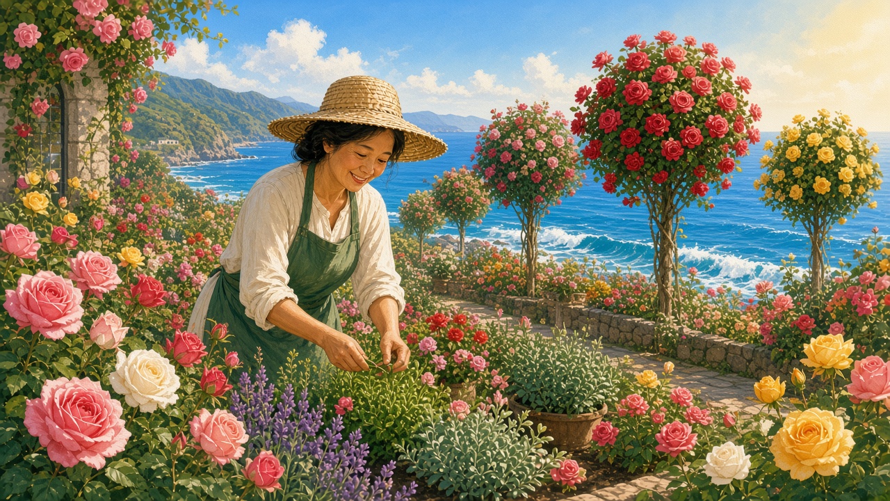 示意圖：玫瑰
